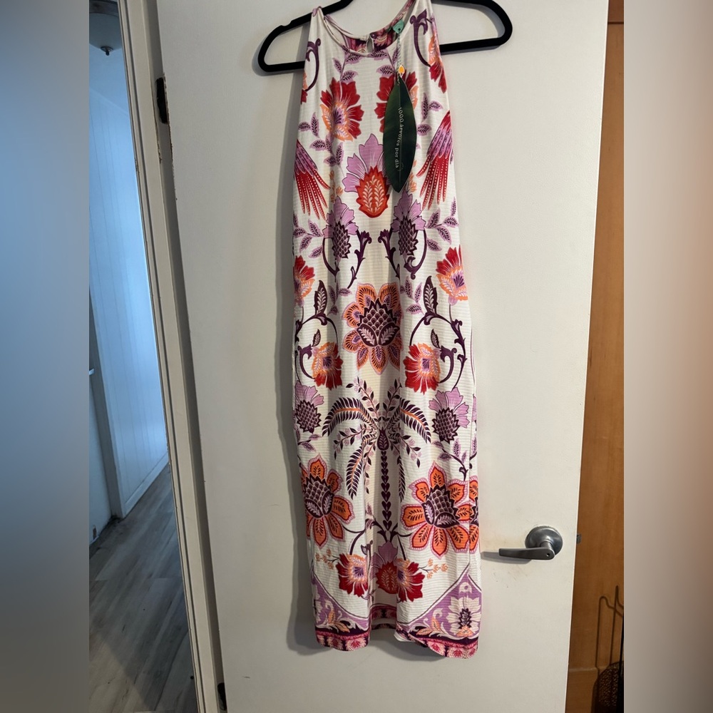 FARM Rio Purple and Red Dress